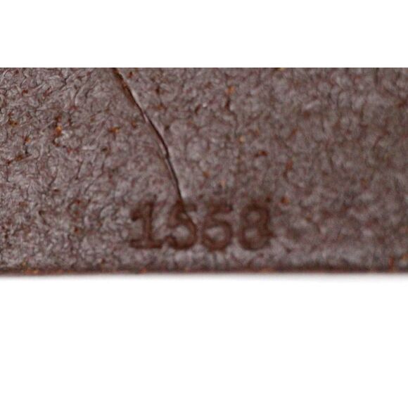 TAN BROWN GENUINE LEATHER 1 1/8"Wd DRESS CASUAL WOMEN'S BELT Sz M (M16 - Picture 7 of 12